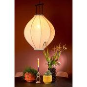 Pego Hanging lamp - H94 x Ø70 cm - Linen - Off White