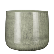 Benson Flowerpot - H27 x Ø32 cm - Metal - Light gray