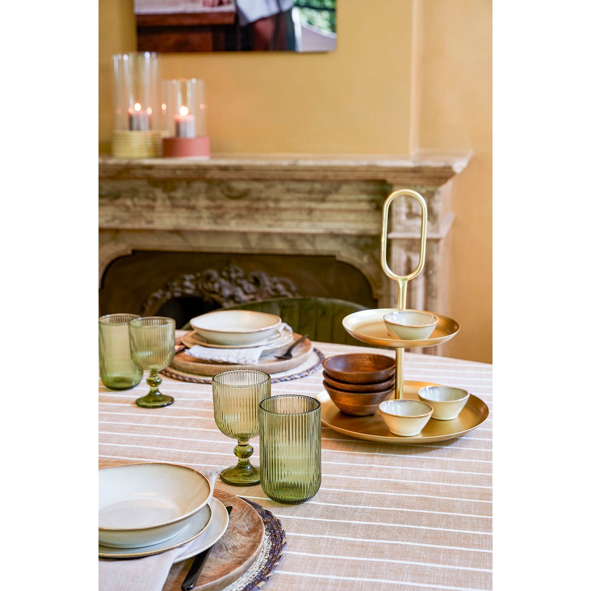 Alivo Tablecloth - L250 x W140 cm - Organic Cotton