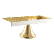 White and gold cake stand 35x15x12.5 cm