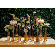 Xandra vase - H38 x Ø10 cm - Glass - Brown