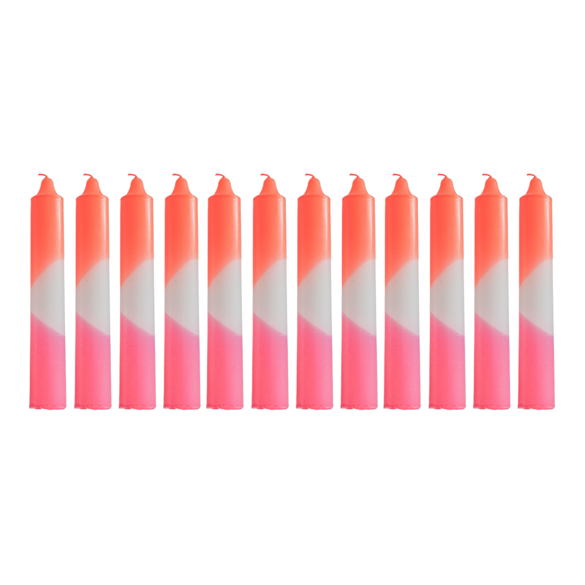 Candles - Dipdye - Extra Big - XXL -Pink/White/Pink