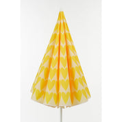 Parasol de plage en forme de cœur - H180 x Ø160 cm - Jaune