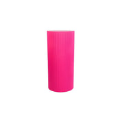 Side table/pillar - cylinder - neon pink 
