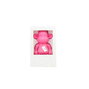 Ornament - aap -beeldje 'de legende'- polyresin - roze - 20,5x13,5x35cm
