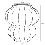 Altea Vase - H35 x Ø33 cm - Gold