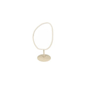Miroir - Organique - Métal - Beige - 16,5x12x31,5 cm