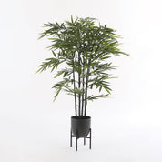 Ascot Plant Stand - L24 x W24 x H25 cm - Metal - Black