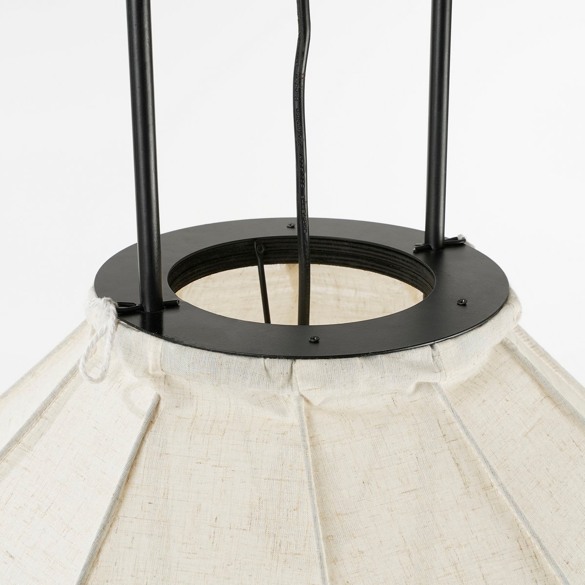 Pego Hanging lamp - H94 x Ø70 cm - Linen - Off White