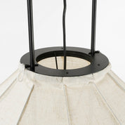 Pego Hanging lamp - H94 x Ø70 cm - Linen - Off White