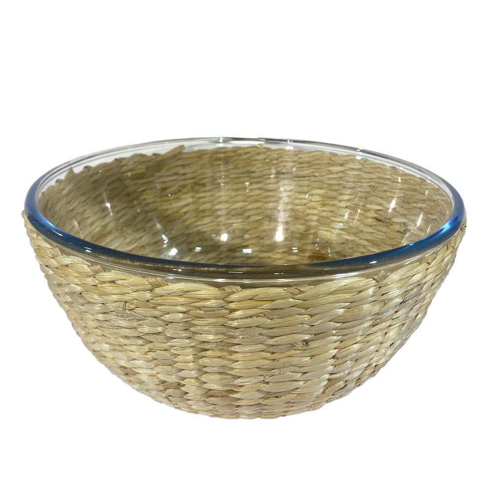 Rattan Bowl 24.5x24.5x12.5cm
