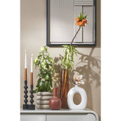 Xandra vase - H38 x Ø10 cm - Glass - Brown
