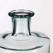 Guan bottle vase - H40 x Ø15 cm - Recycled glass - Transparent