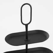 Rama Etagere 2 Lugs - L38 x B17 x H37 cm - Metal - Black