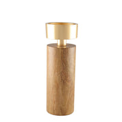 Chandelier en métal Hout- en gouden 23 cm