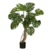 Plante artificielle Monstera - H135 x Ø100 cm - Vert