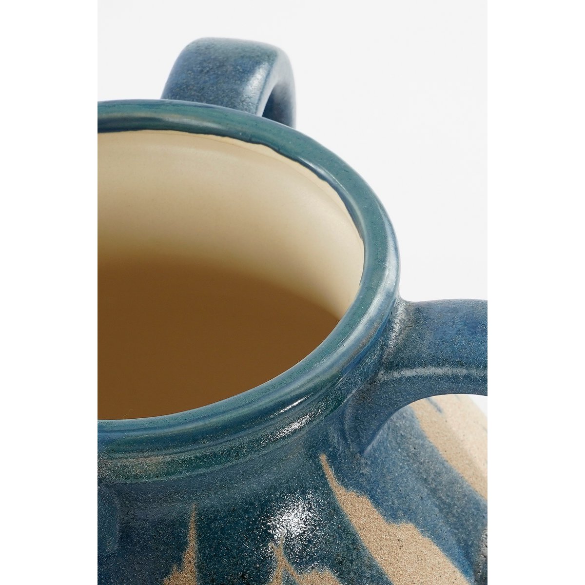 Caldo Vase - L28 x W28 x H36 cm - Ceramic - Dark blue