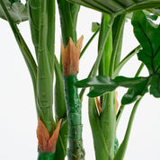 Philodendron Artificial Plant - H120 x Ø80 cm - Green