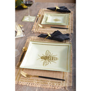 Rechthoekige placemat in canvas