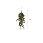 Tradescantia artificielle suspendue - L15 x l20 x H54 cm - Vert