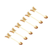 Golden Butterfly Dessert Spoon - veel van 6