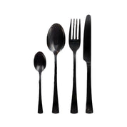 Set of 24 Black Cutlery st 