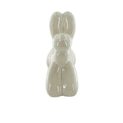 Ornament - Money Box Balloon Dog - Ceramic - Sand - 17x7x17cm