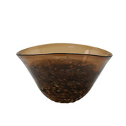 Glass Brown Decorative tray 29x21x17cm 