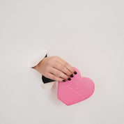 Ornament - Candy Heart 'FUCK' - Neon Pink - 13x4x11.5cm