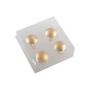 Set van 4 rondes van Matt Golden -knoppen