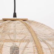 Pella Hanging Lamp - H50 x Ø51 cm - Linen - Beige