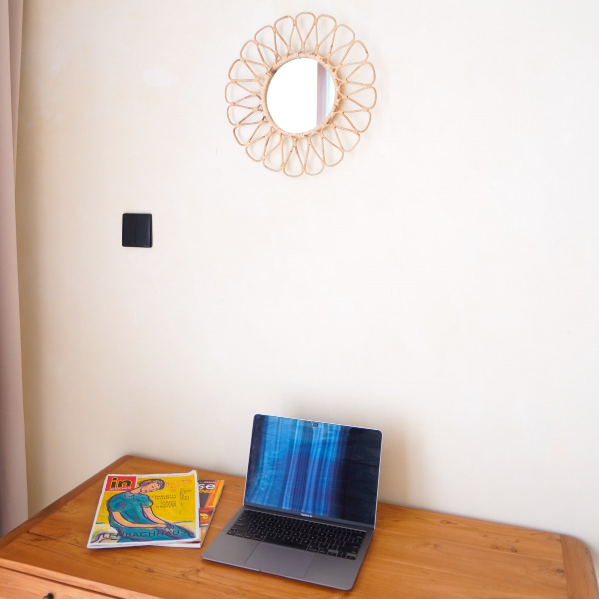 Handmade Boho wall mirror DAAU