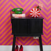 Vaas - Bloemvaas Swirl - Rood/roze - 20x20x17cm