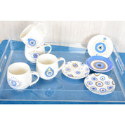 Set of 4 Porcelain Cups