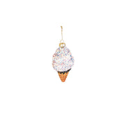 Christmas pendant - Ice - Glass - 5.5x5.5x12cm