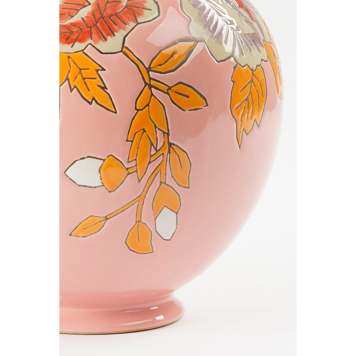 Eloise Vase - H36 x Ø22 cm - Ceramics - Pink