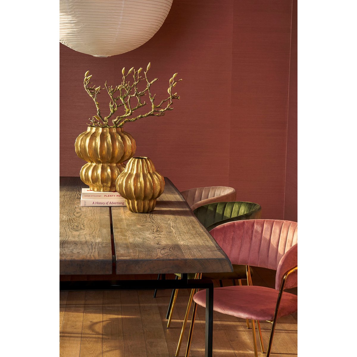 Altea Vase - H35 x Ø33 cm - Gold
