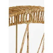 Ludy Wall mirror - H5 x Ø60 cm - Jute - Light brown