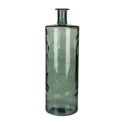 Vase Bouteille Guan - H75 x Ø25 cm - Verre recyclé - Vert