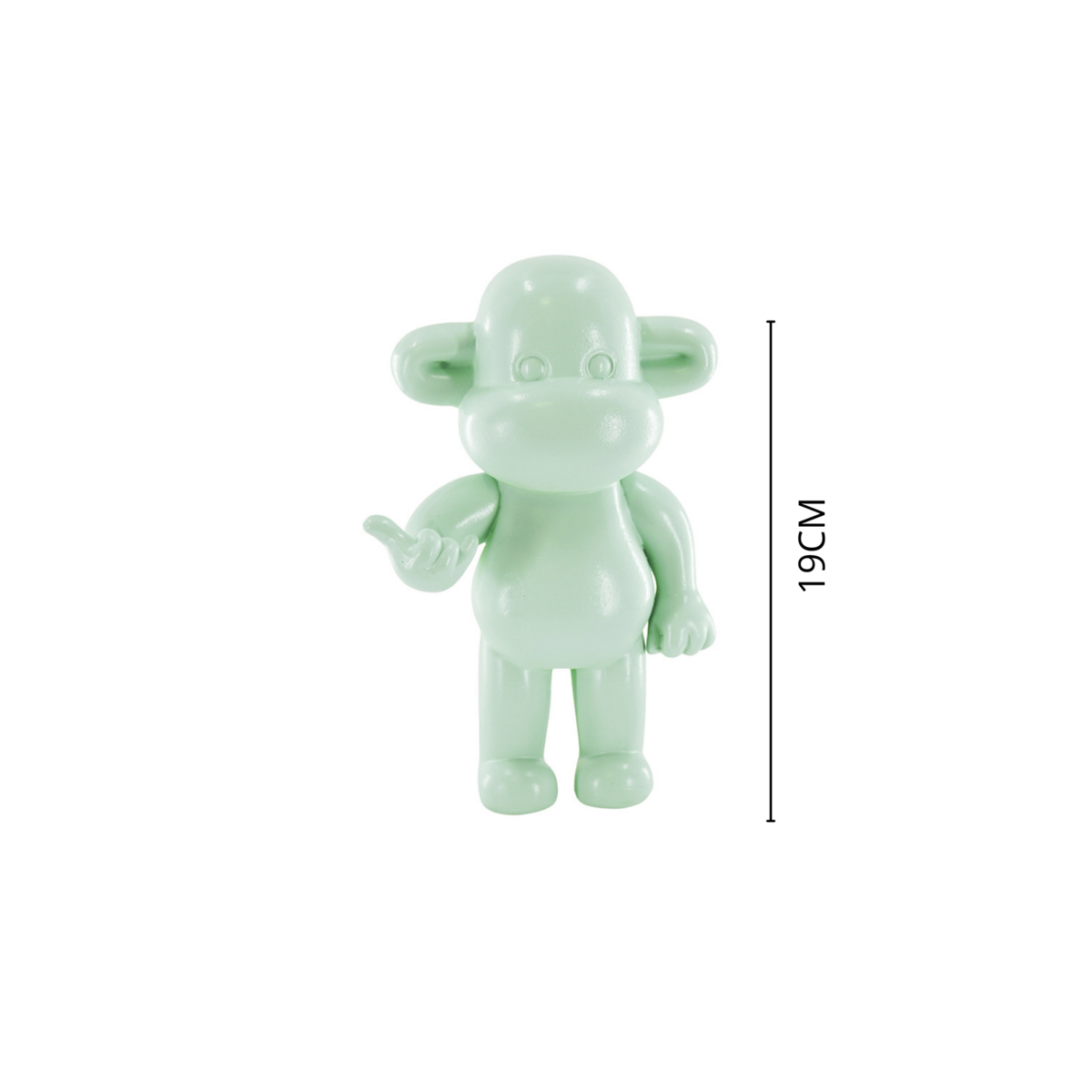 Ornament - Hang Loose Monkey - Mintgreen - 11x7x19cm