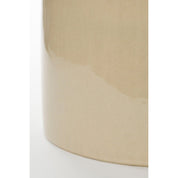 Vendi Side table - H44 x Ø32 cm - Ceramic - Cream