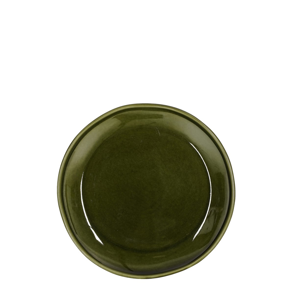 Rhea Breakfast Plate - Ø20 cm - Ceramic - Green