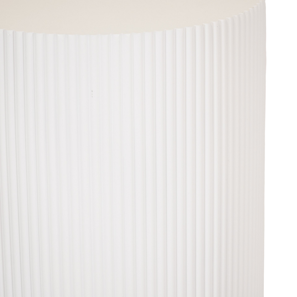 Side table/pillar - cylinder - white- 30x65cm