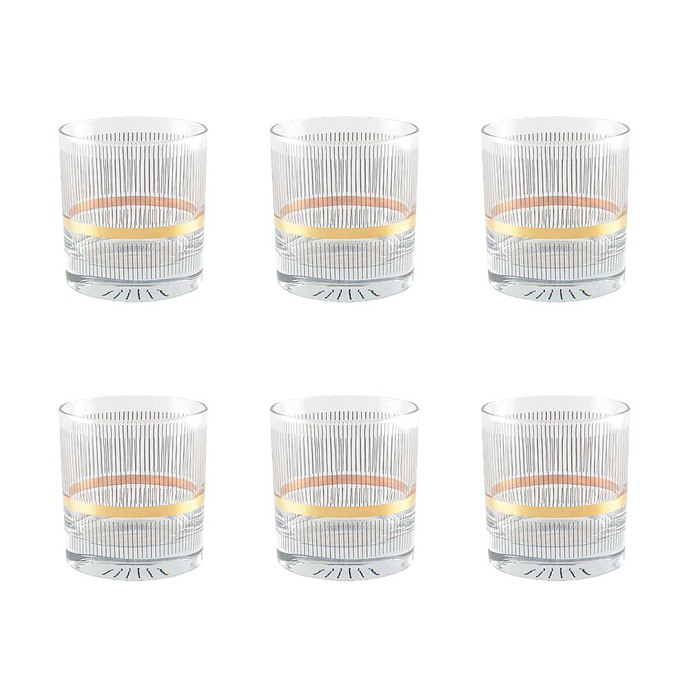 Zwarte en gouden whisky -bril - veel 6