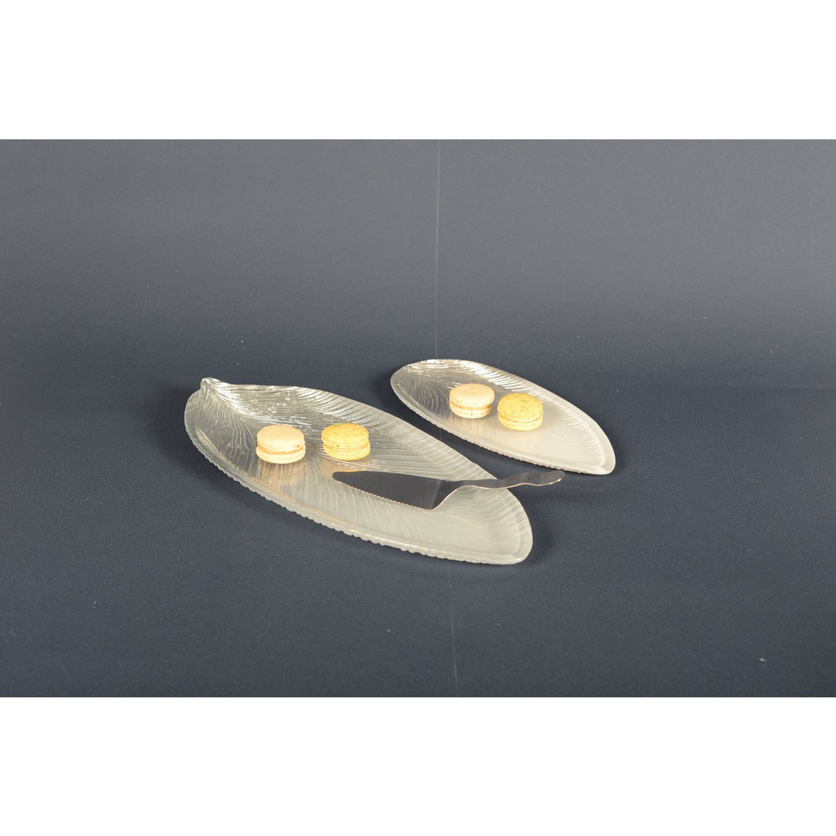 Silver decorative tray - Large