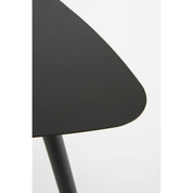 Side table - Set of 2 - L80 x W60 x H47 cm - Metal - Black