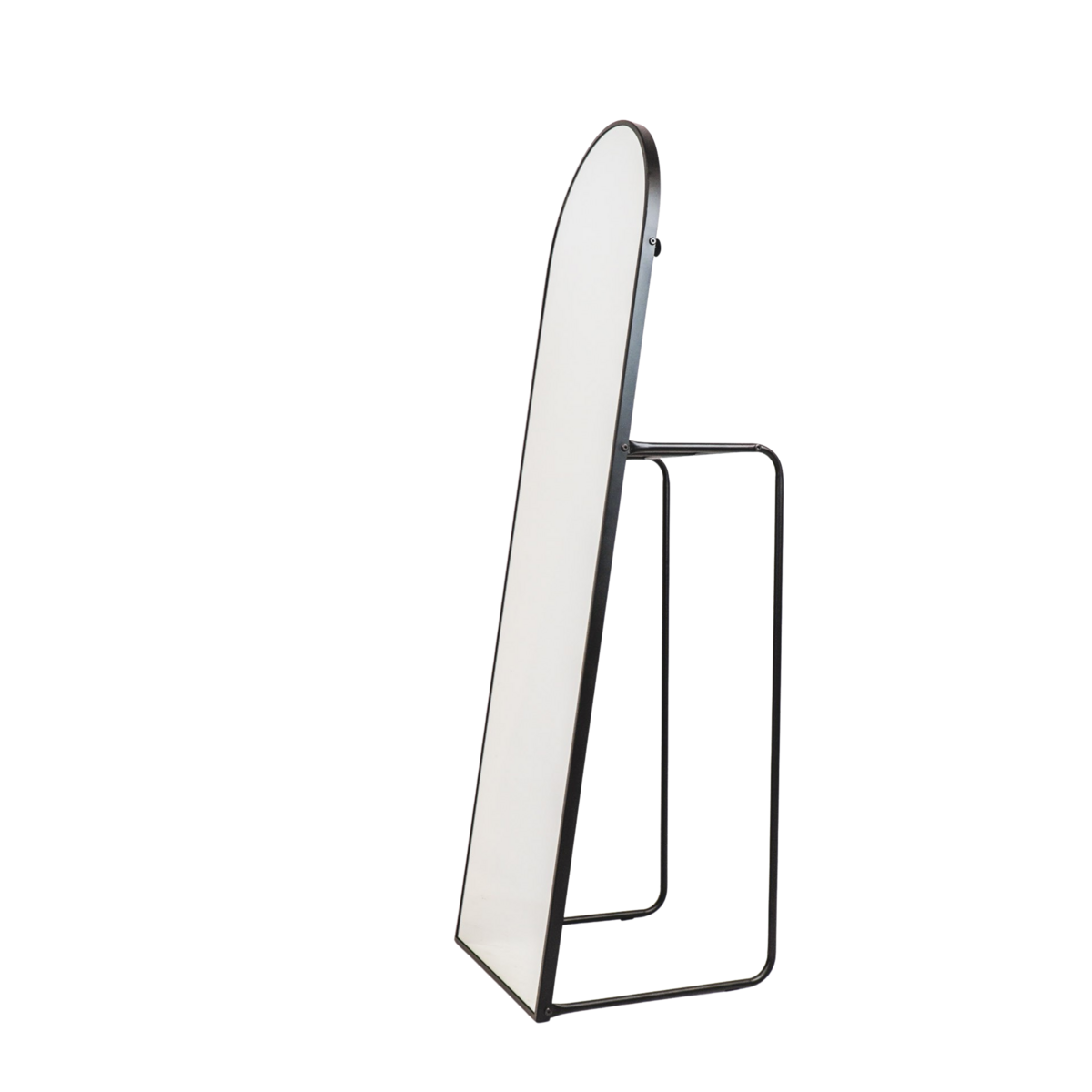 Full-length mirror + clothes rack 