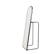 Full-length mirror + clothes rack 