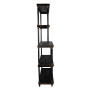 Boekenkast Zwart, Hout 80x40x210 cm
