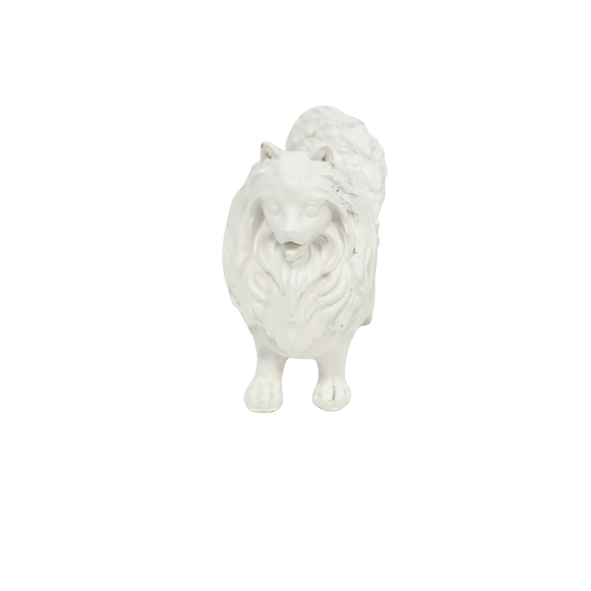Ornament - Pomeranian - White - 10.5x5x9cm